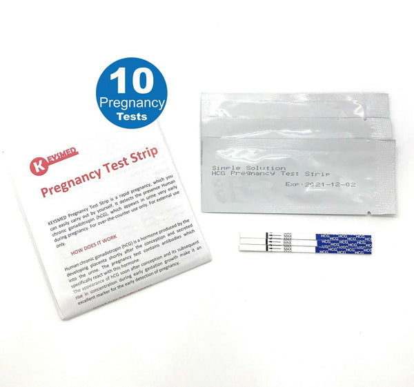 10 pack Pregnancy Test Strips